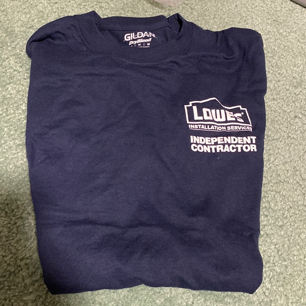 Lowe’s independent contractor t-shirt